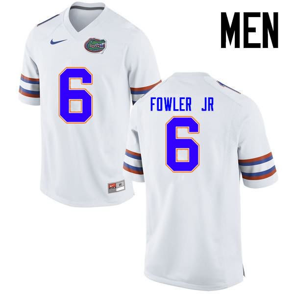 NCAA Florida Gators Dante Fowler Jr. Men's #6 Nike White Stitched Authentic College Football Jersey GCA4464RR